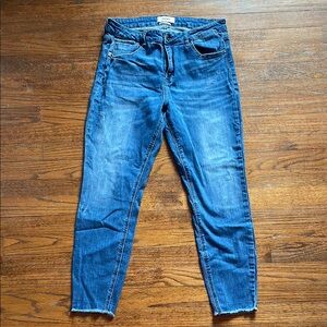 Pistola Distressed Skinny Ankle Jeans